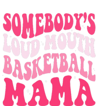 Somebody's Loudmouth Basketball Mama Mothers Day Groovy Baby Long Sleeve Bodysuit