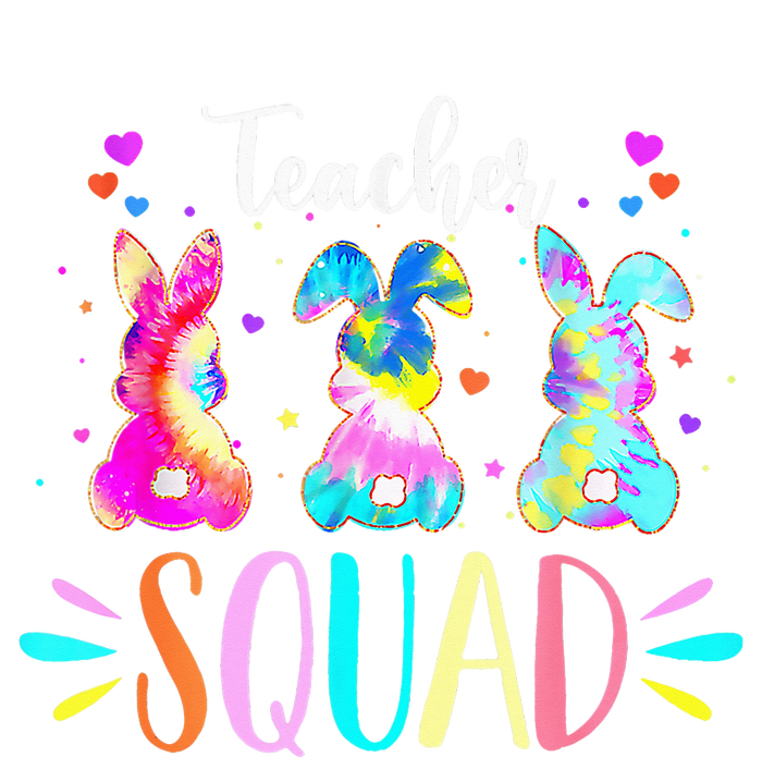 Pre K Teacher Squad Easter Day Tie Dye Cute Bunnies T-Shirt