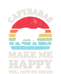 Capybaras Make Me Happy You Not So Much Capybara Lover Retro 16 in Basic Backpack