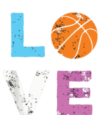 Love Basketball Team Fan Gift Tie-Dye T-Shirt