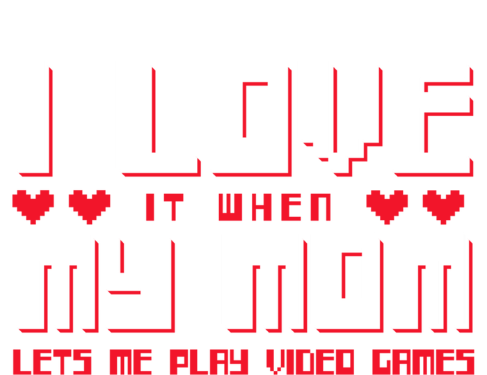 I Love My Mom Gift Gaming Cool Gift Zip Tote Bag