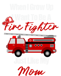 I Want To Be A Fire Fighter Just Like My Mom Hero Great Gift Ladies Essential Tank