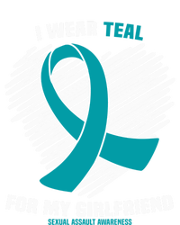 I Wear Teal For My Friend Sexual Assault Awareness Gift T-Shirt