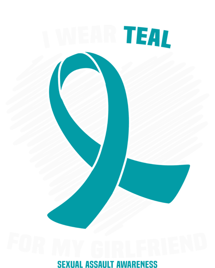 I Wear Teal For My Friend Sexual Assault Awareness Gift T-Shirt