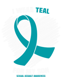 I Wear Teal For My Son Sexual Assault Awareness Gift Kids Sweatshirt