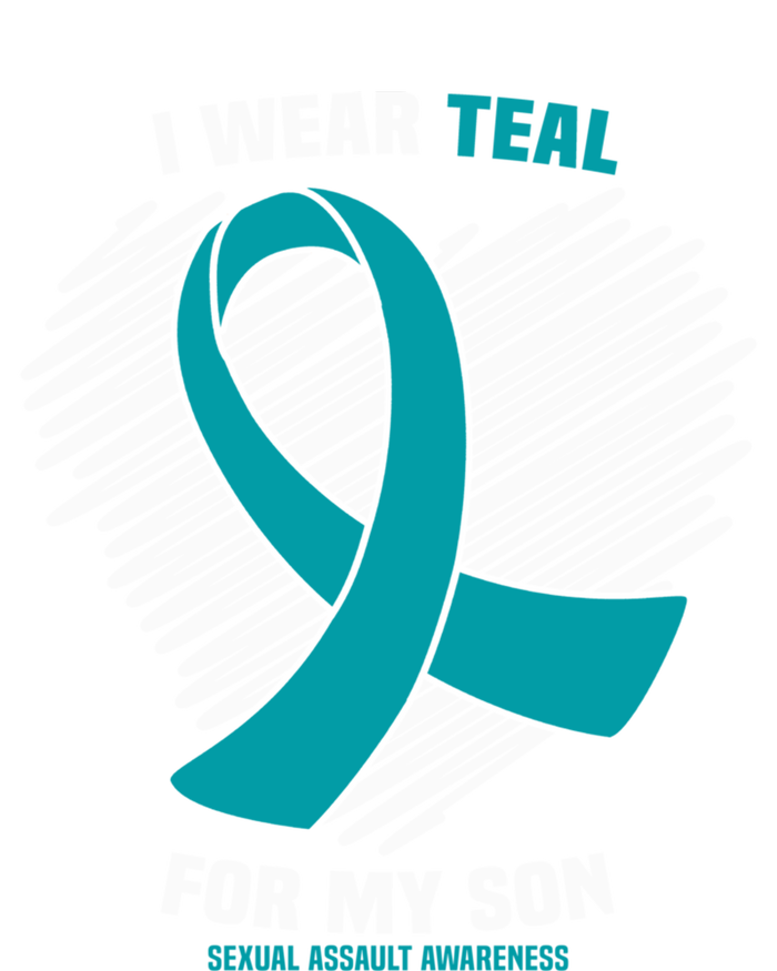 I Wear Teal For My Son Sexual Assault Awareness Gift Kids Sweatshirt