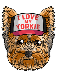 I Love My Yorkie Cute Dog Mom Gift 16 in Basic Backpack