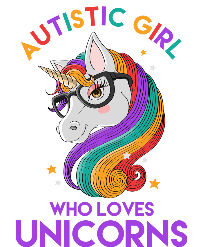 Autistic Who Loves Unicorns Kids Hoodie