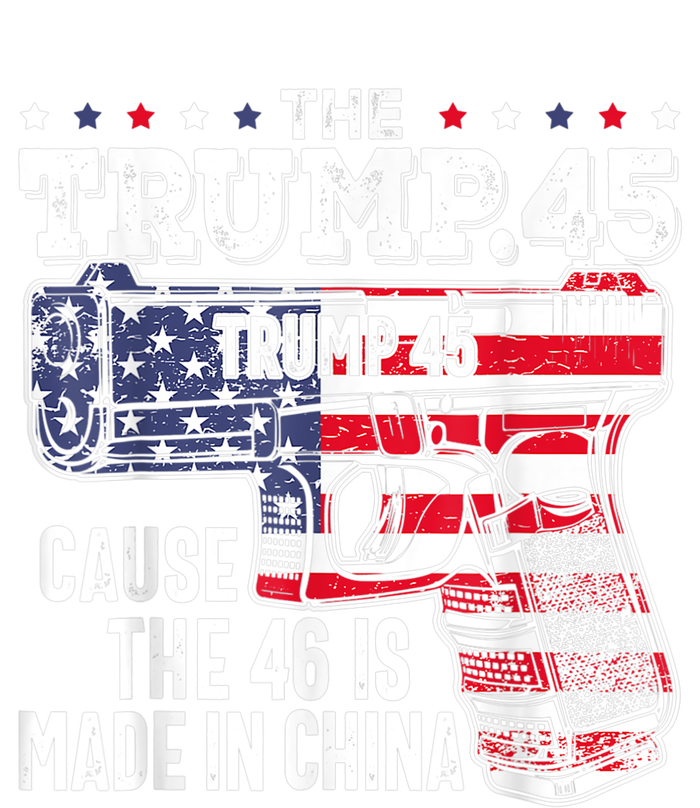 The Trump 45 Cause The 46 Is Made In China Zip Tote Bag