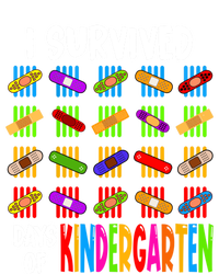 I Survived 100 Days Of Kindergarten Teacher 100th Day Gift T-Shirt