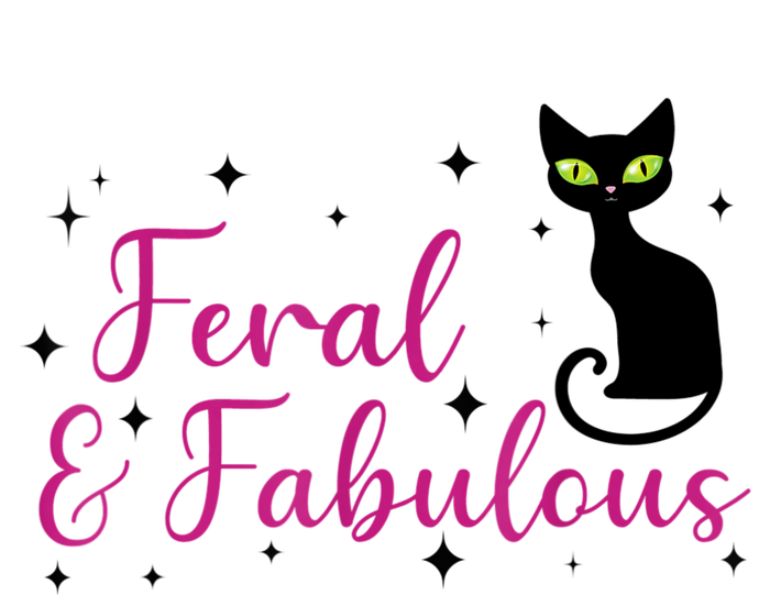 Feral & Fabulous Funny Ladies Essential Flowy Tank