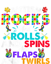 Autism Rocks And Rolls Funny Autism Awareness Month T-Shirt