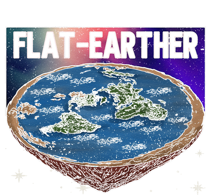 FlatEarther Earth Planet Space Lover T-Shirt