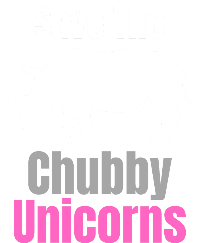 Save The Chubby Unicorns, Hipster, Funny Rhino Quote, Rhino Lover Magnet