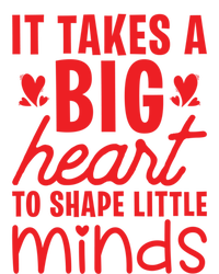 It Takes A Big Heart To Shape Little Minds Teacher Valentine Gift Kids Hoodie