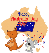 Happy Australia Day Kangaroo Animal Lover For Earth Day Hoodie