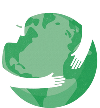 HUGGING THE WORLD EARTH DAY ENVIRONMENTAL AWARENESS T-Shirt