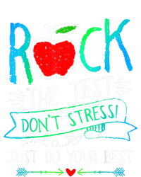 Test Day Rock The Test Teacher Testing Day Rainbow Teacher Premium T-Shirt