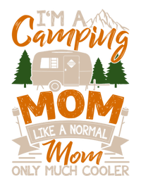 I'm A Camping Mom Like Normal Much Cooler Caravan Trailer Gift Tie-Dye Long Sleeve Shirt