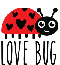 Love Bug Valentine's Day, Cute Ladybug With Hearts Gift T-Shirt