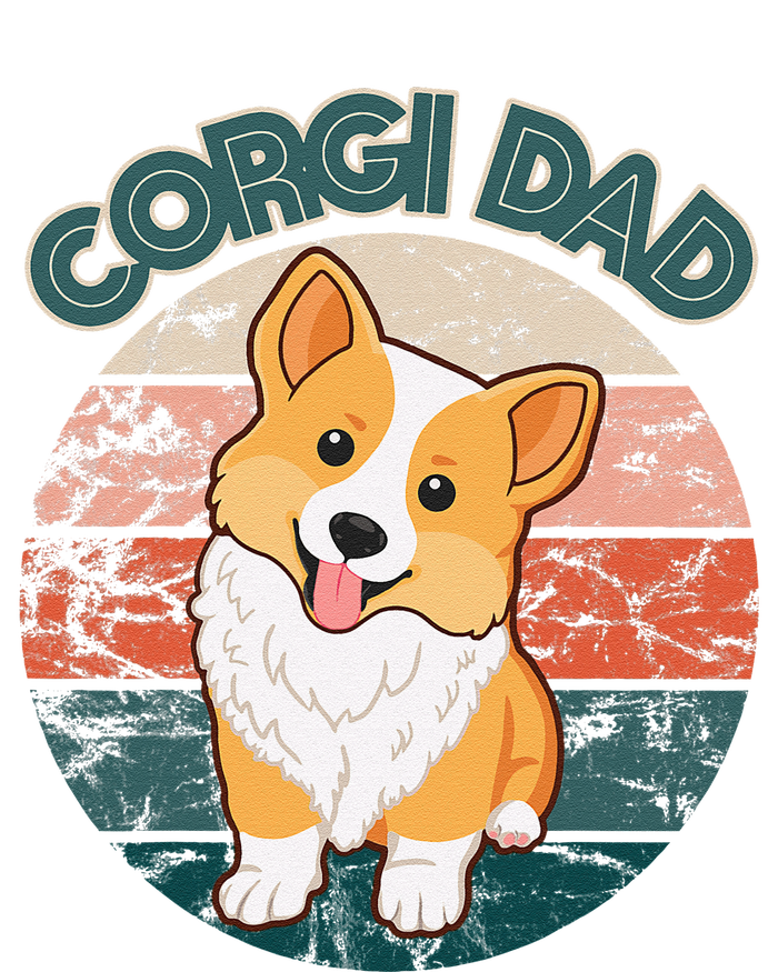 Corgi Dad Pembroke Welsh Corgi Dog Lovers Owner Doggy Doggo Yupoong Adult 5-Panel Trucker Hat