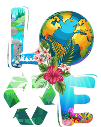 Love Earth Day 90s Planet Recycling Or Teacher T-Shirt