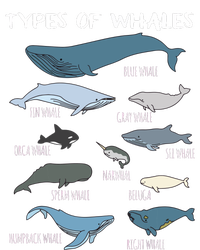 Types Of Whales Cute Ocean Mammals Guide Long Sleeve Pajama Set