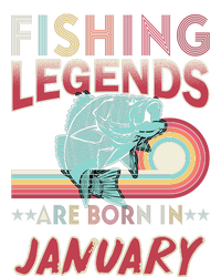 Fishing Legends Are Born In January Ladies Essential Flowy Tank