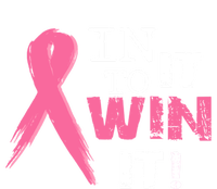 In It To Win It Pink Ribbon Breast Cancer Awareness Survivor Cute Gift Ladies Essential Flowy Tank