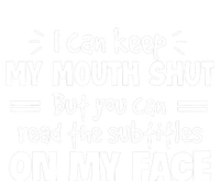 I can't keep my mouth shut but you can read on my face Toddler Hoodie