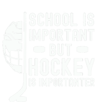 School is Important But Hockey is Importanter Zip Tote Bag