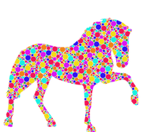 International Dot Day Colorful Dotted Horse Cute Gift Bumper Sticker