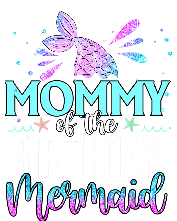 Mommy Of The Birthday Mermaid Funny Matching Family Party 25L Jumbo Tote