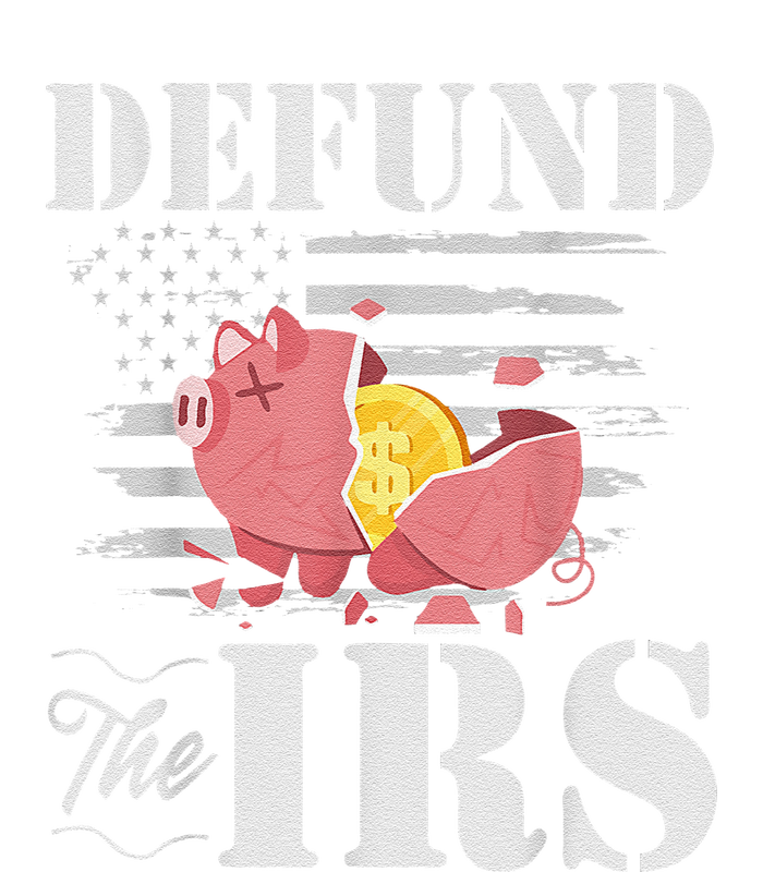 Defund The IRS Funny Freedom Patriotic Political Protest Sweatshirt Cinch Pack Bag