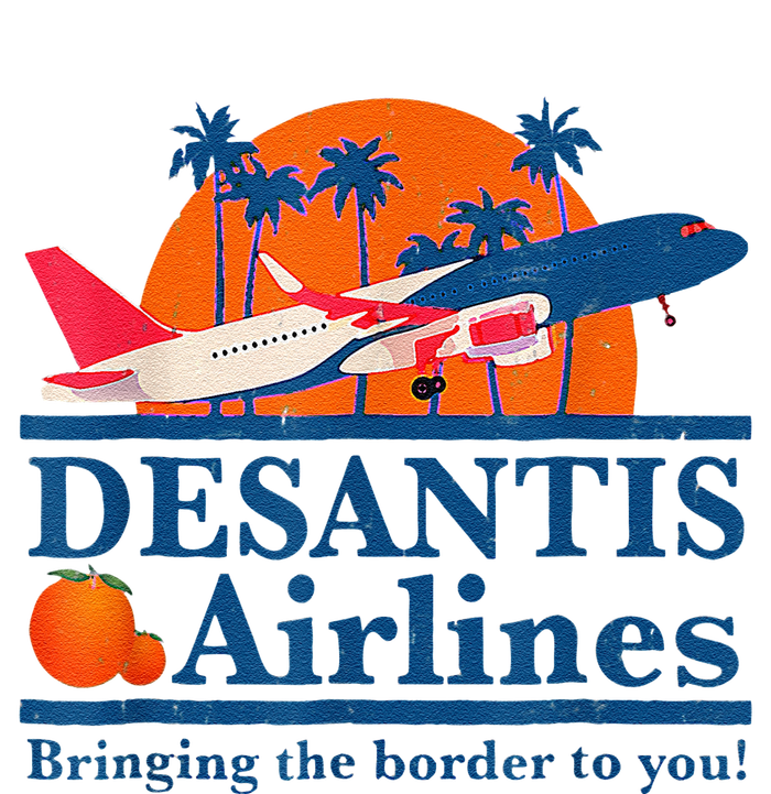 DeSantis Airlines Funny Political Meme Ron DeSantis Governor Cooling Performance Crew T-Shirt