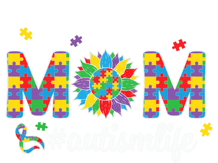 Autism Awareness Tee Mom Life For Autism Mom T-Shirt