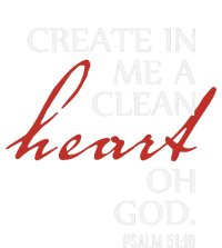 Create in Me a Clean Heart Oh God, Psalm 51 10 Sustainable Bucket Hat