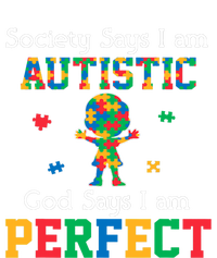 Autism God Says I Am Perfect Autism Awareness T-Shirt