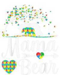 Autism Awareness Mama and Bear Support Autistic Autism Mom Women's V-Neck T-Shirt