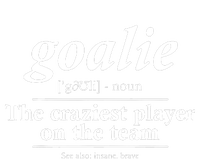 Goalie Gear Goalkeeper Definition Funny Soccer Hockey Performance Sprint T-Shirt