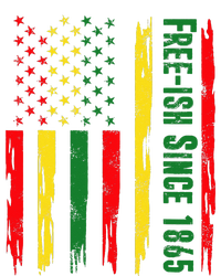 Free Ish Since 1865 With Pan African Flag For Juneteenth Kids Long Sleeve Shirt