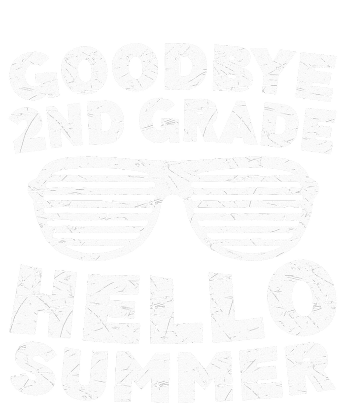 Goodbye 2nd Grade Hello Summer Second Grade Graduate Dry Zone Grid Polo