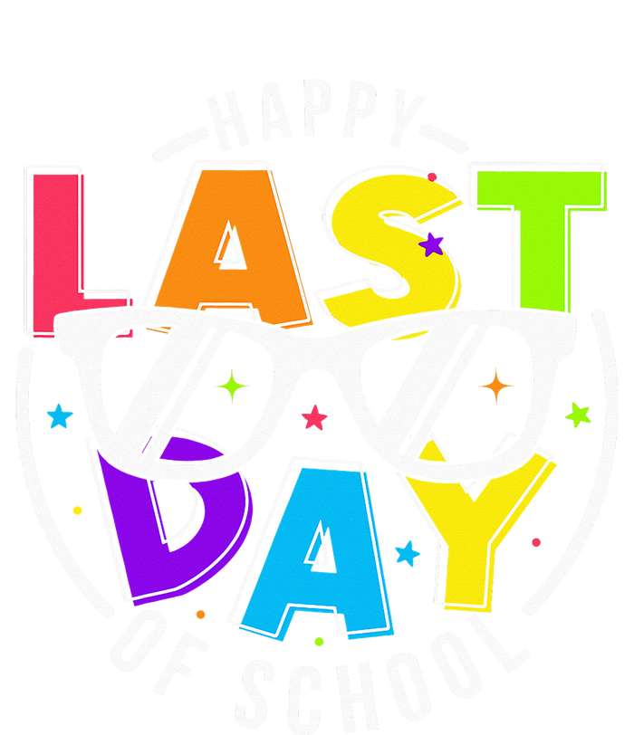 Happy Last Day Of School Teacher Student Youth Performance Sprint T-Shirt