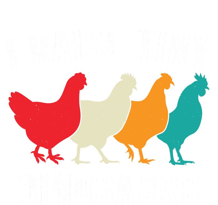 Funny Chicken I Raise Tiny Dinosaurs, Funny Backyard Chickens, Homestead Chicken Ladies Long Sleeve Shirt