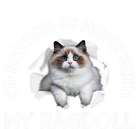 I'd Rather Be Home With My Himalayan Ragdoll Bir Cat Mom Cute Gift Short Acrylic Beanie