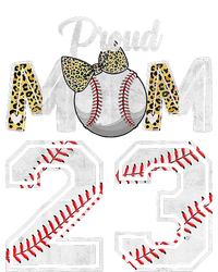 Proud Mom 23 Graduation Mother's Day Baseball Leopard Ladies Essential Flowy Tank