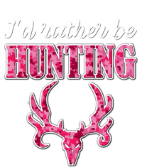 I'd Rather Be Hunting Deer Skull Pink Camo Pattern Print Mom Great Gift Tank Top