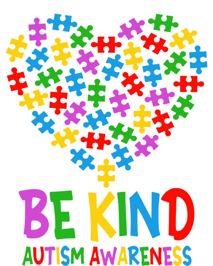 Be Kind Puzzle Heart Kindness Autism Awareness  Wo Kid T-Shirt