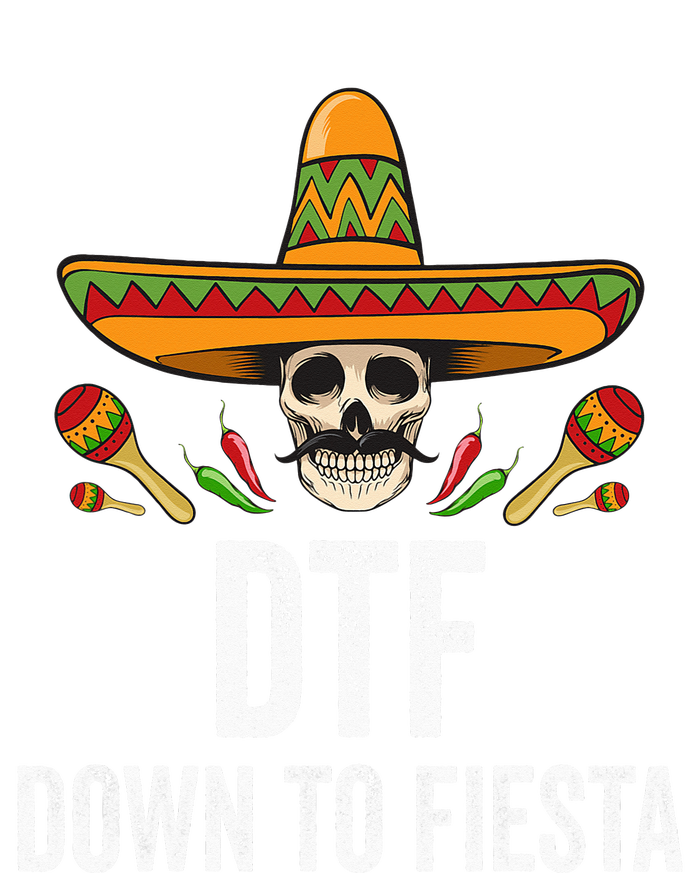 DTF Down To Fiesta Funny Mexican Skull Cinco De Mayo Kids Hoodie