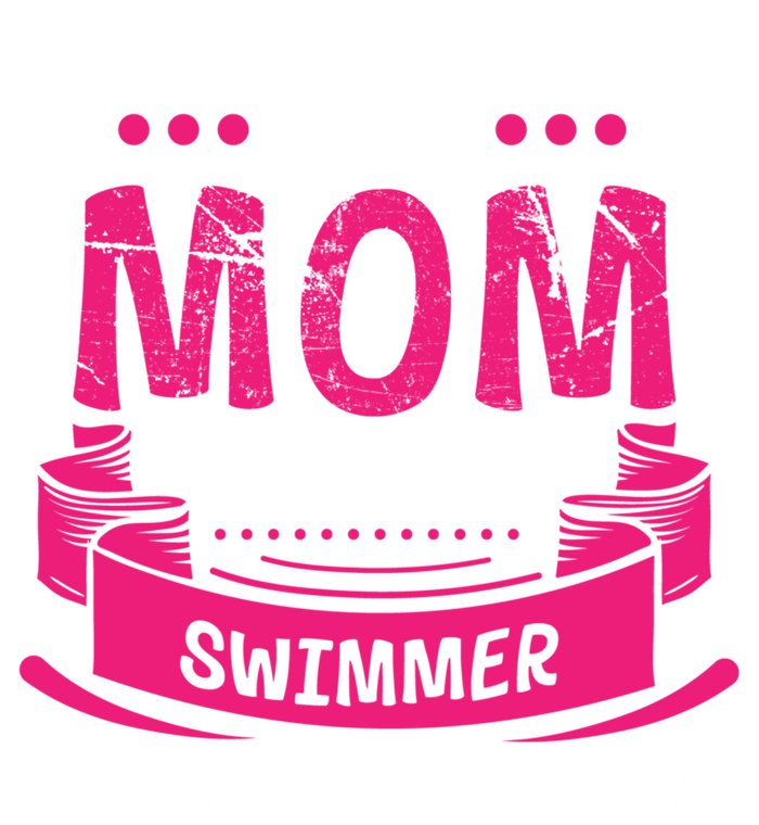 I'm A Mom And Swimmer Nothing Scares Me Swimming Funny Gift T-Shirt